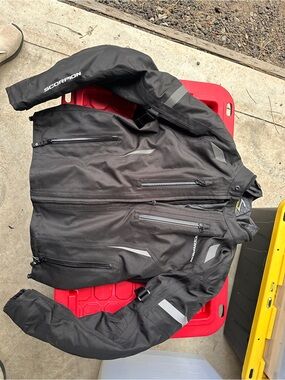 Scorpion Men's Black Performance Motorcycle Jacket with Reflective Panels
